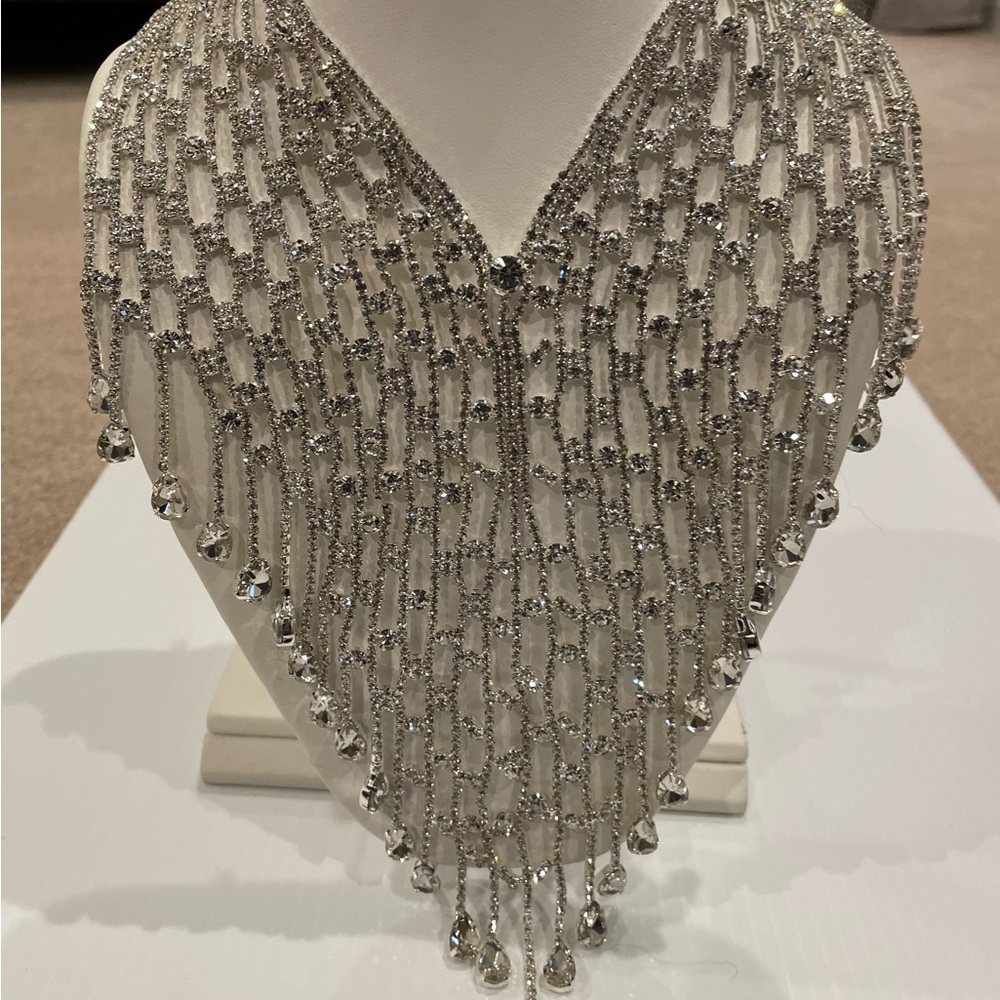 Natasha STATEMENT crystal necklace (FINAL PRICE) NWT 1125 - Picture 6 of 11